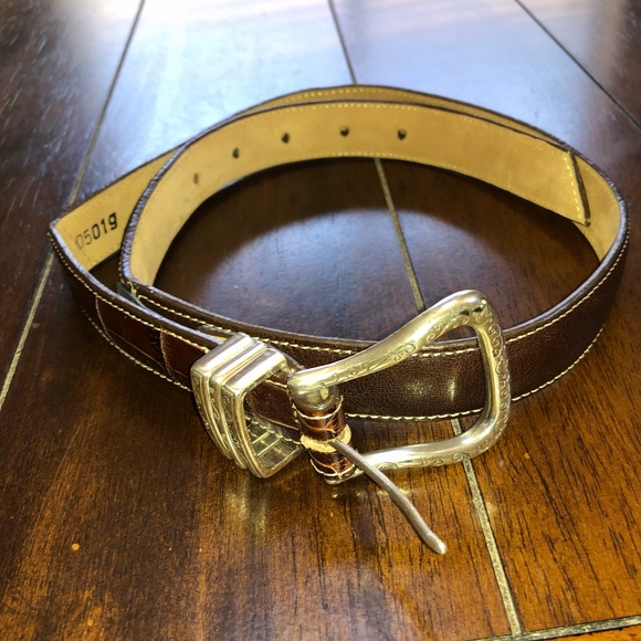 Brighton leather belt - Picture 1 of 8
